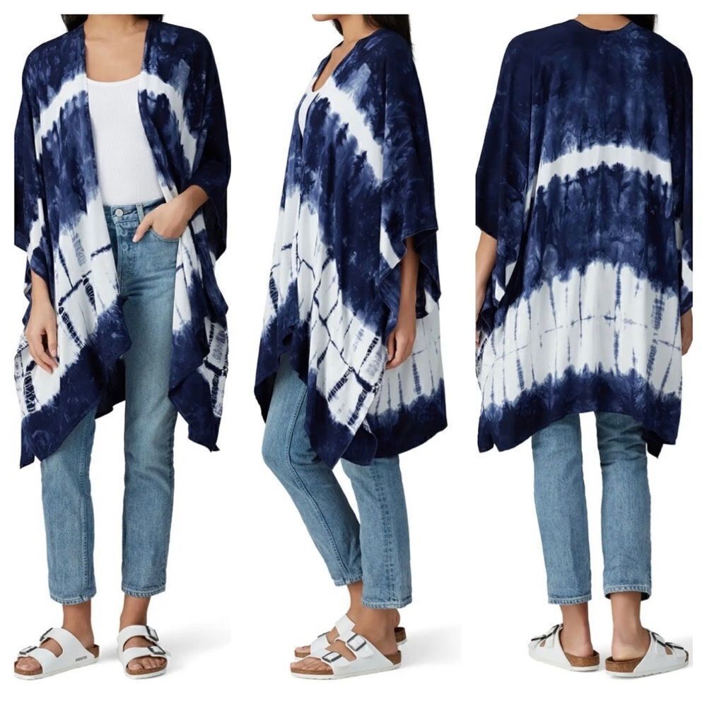 Fifteen Twenty Drape Open Front Kimono